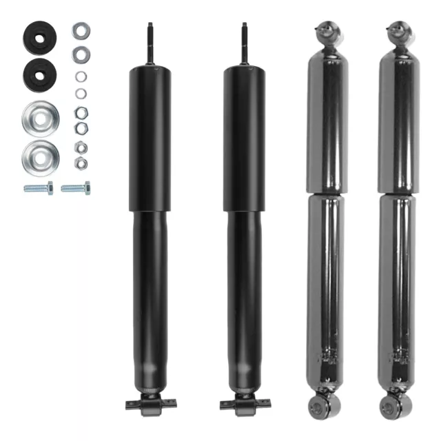 Front & Rear Shock Absorbers Set of 4 For 1997-2006 Jeep Wrangler 4WD 2