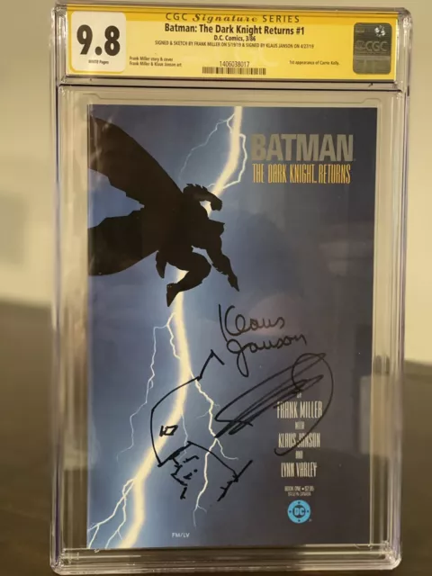 Batman The Dark Knight Returns #1 - SIGNED By Miller & Janson CGC 9.8 1st Print