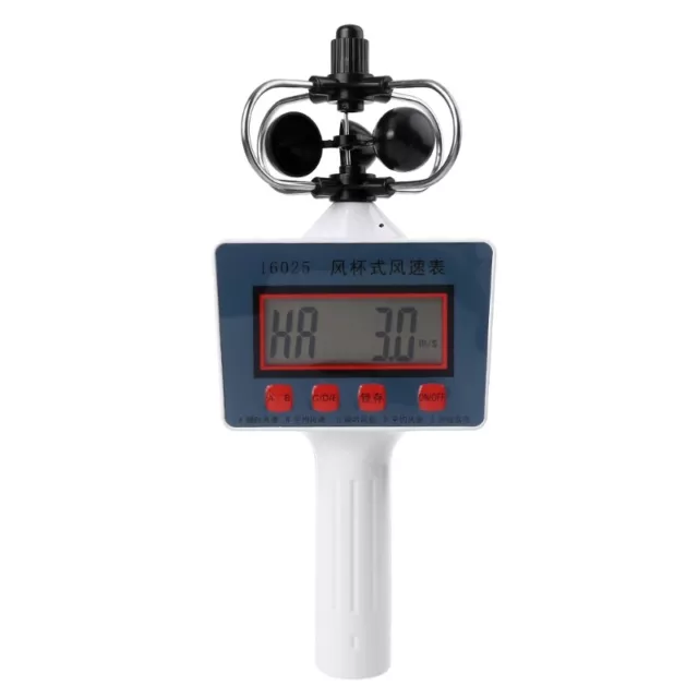 Unique Design Windspeed Meter LCD Display Energy Saving Cup Style Anemometer