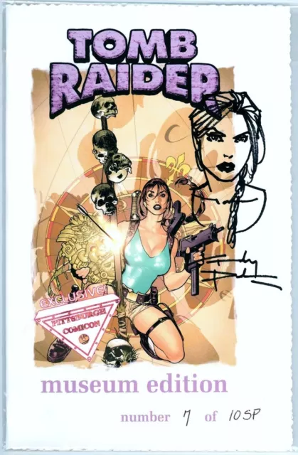 Tomb Raider #14 Sketch Premium Museum Edition Signed Andy Park Jay Coa Ltd 10