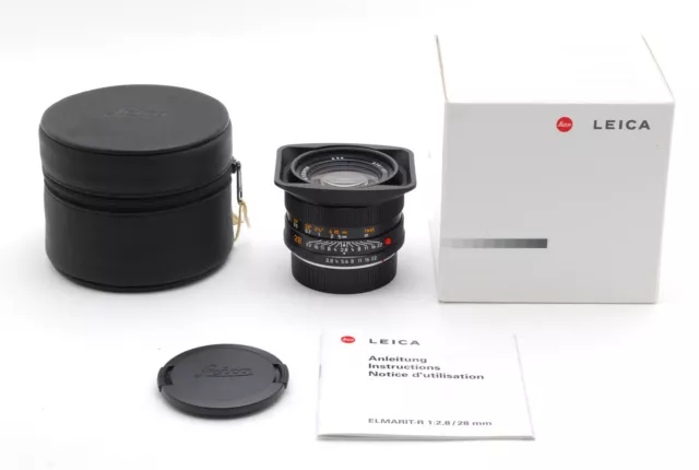 [A Top Mint] Leica ELMARIT-R 28mm f/2.8 MF Lens ROM 11333 w/Box From JAPAN 8346