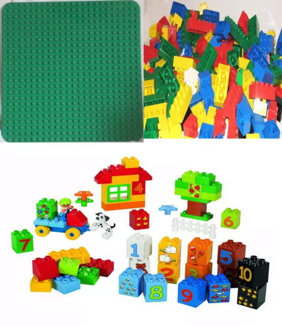 Lot de 6 Plaques de Base de Grands Blocs pour Lego Duplo Classic
