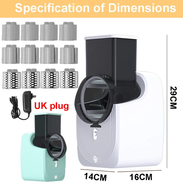 ELECTRIC SALAD SLICER Fruit Cutter Vegetable Cheese Grater Chopper