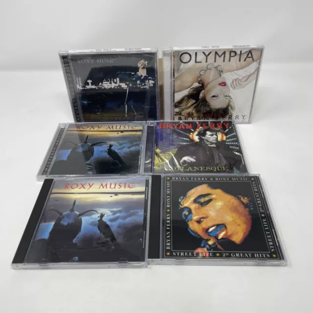 Roxy Music - For Your/Avalon Bryan Ferry - Street/Olympia/Dylanesque (6 CD Lot)