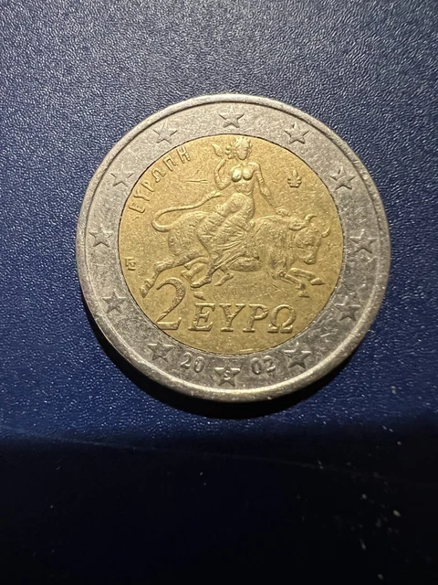 TRÈS RARE PIÈCE 2 Euros Grèce 2002 avec ( S ) Avec Defaut Sur La Face EUR 32.000,00 - PicClick FR