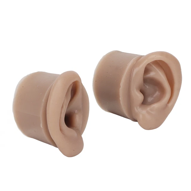 Modèle 'oreille En Silicone Souple Long Méat Auditif 3 Paires De Modèles