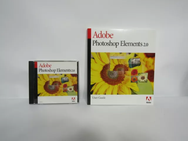 Adobe Photoshop Elements 2.0 For Windows And Mac  open box