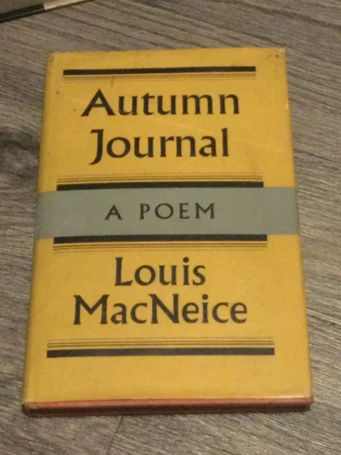 Herbsttagebuch - Ein Gedicht von Louis MacNeice gebunden - 1. Aufl. 1939?