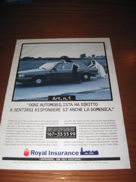 *Ai2=Royal Insurance=Pubblicita'=Advertising=Werbung=Coupure De Presse=