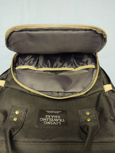Living Traveling Share Baby Diaper Bag Multi-Function Travel Backpack Black $45 3