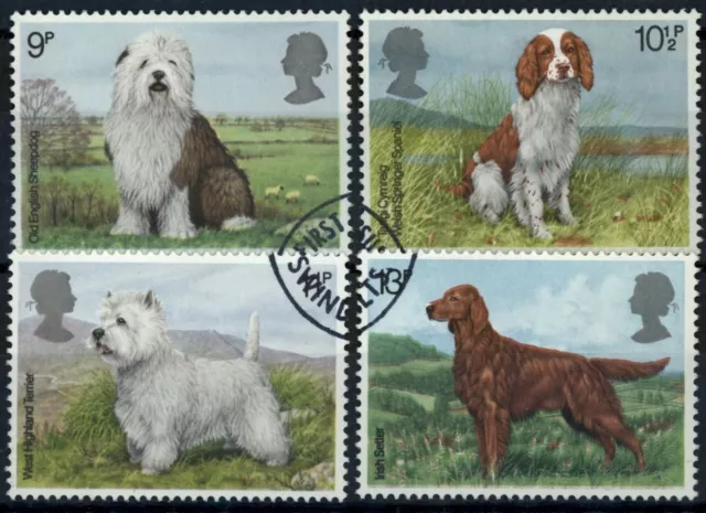GB QEII 1979 SG#1075-8 Dogs Used Set #E33918