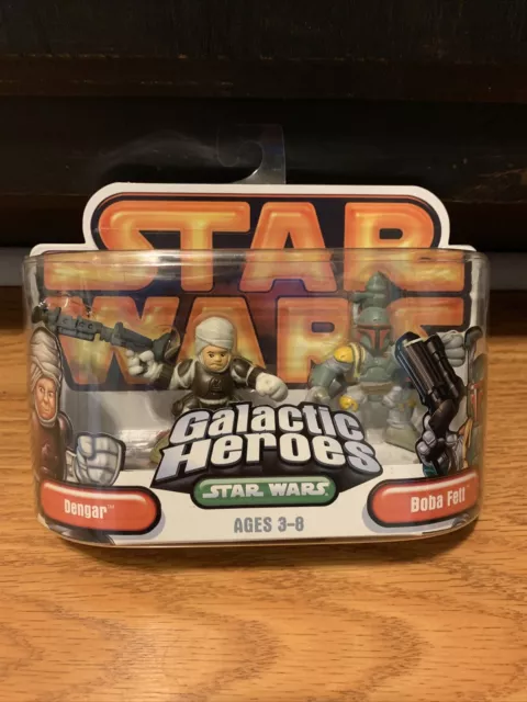 STAR WARS GALACTIC Heroes & Playskool Boba Fett & Dengar Action