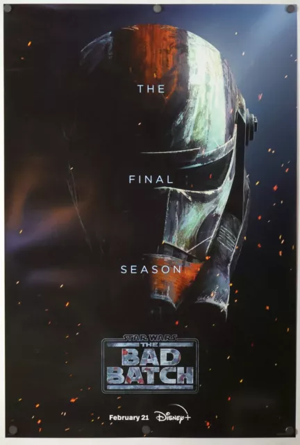 Bad Batch Final Season original DS movie poster 27x40 D/S MINT Star Wars Adv