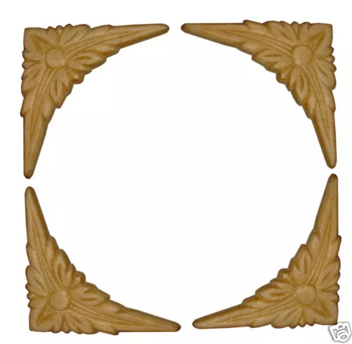 New Fancy Wood Dial Corners - Set of 4 (DCW-03)