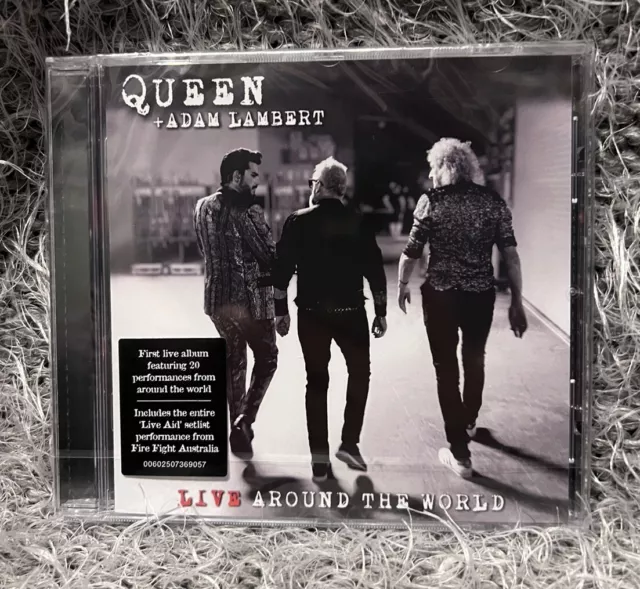 Versiegelte Queen And Adam Lambert Live Around The World Cd - Cg W72