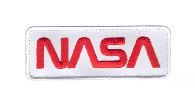 White NASA Crew Uniform Space Shuttle Costume Iron on Patch