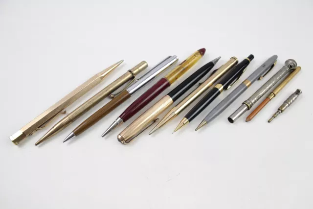 Propelling Pencils Antique Vintage Inc Rolled Gold Parker Sheaffer x 11