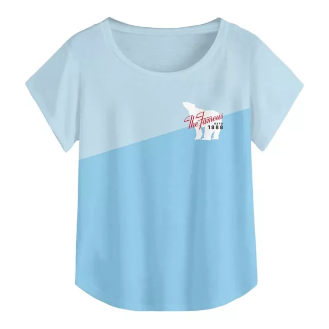 Bundy Bundaberg Rum Bear Ladies Tank Blue Tee T-Shirt Easter Gifts