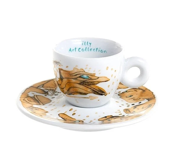 Tasses à Espresso Illy Art Collection Max Pétrone 2018 - Lot De 2, Blanc