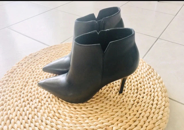 bottines cuir noir san marina 36