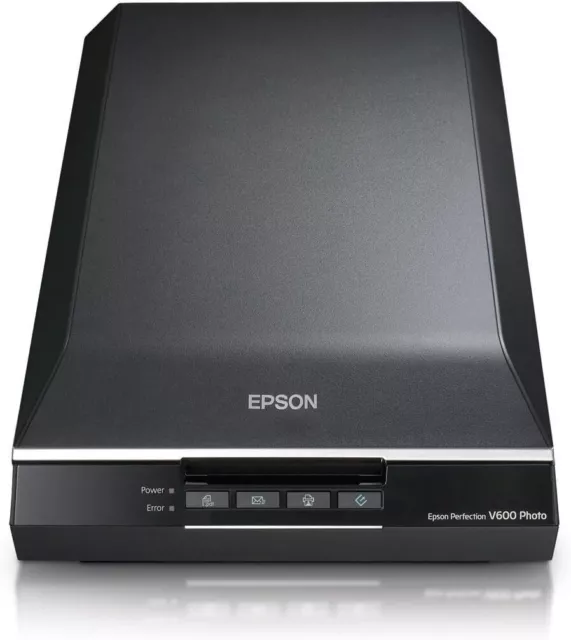 Escáner fotográfico doméstico Epson Perfection V600, color negro