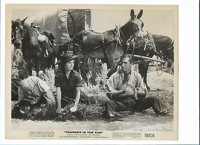 Vintage X Photo Susan Hayward Jeff Chandler In The Thunder In The Sun Picclick Uk