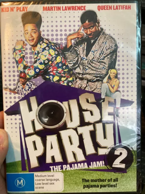 HOUSE PARTY 2 The Pajama Jam DVD 90s Region 4 15.00
