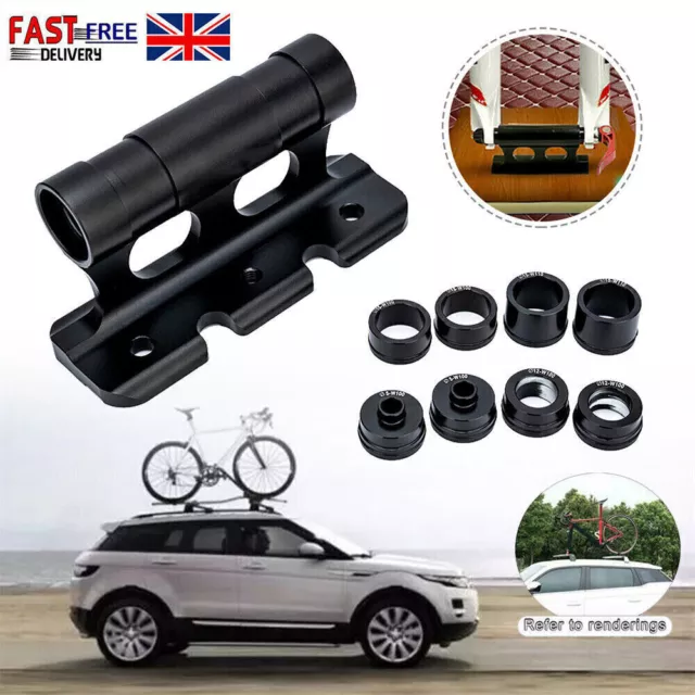 Bike Car Roof Mount Rack Fork Mount Block Quick Release Thru Axle Carrier