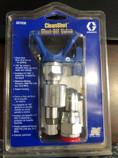New Graco CleanShot Shut-off Valve Part# 287030