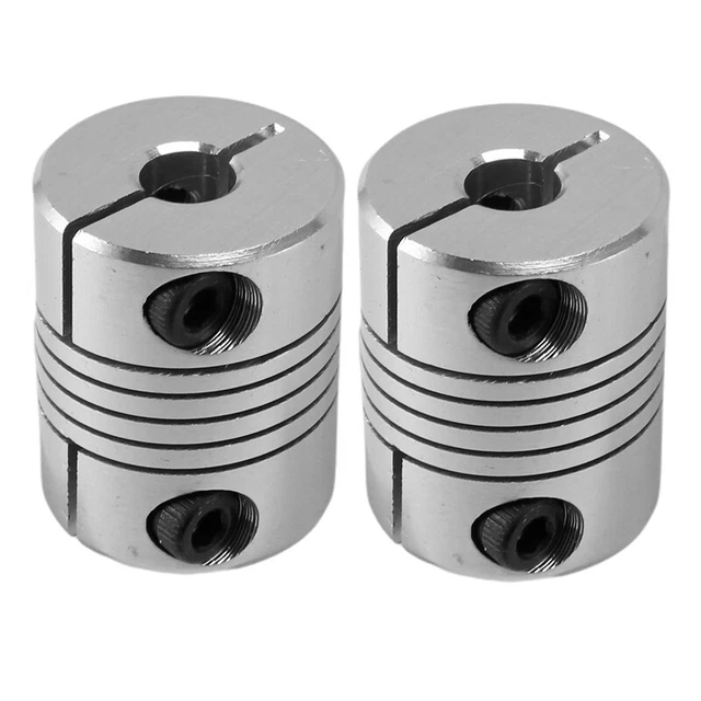 2 x 6 mm 6 mm CNC motore passo-passo frizione albero accoppiatore per encoder C2D6
