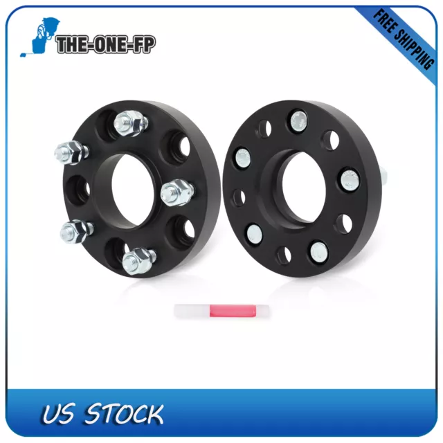 2 X 1" 5x4.75 Wheel Spacers M12x1.5 For GMC Jimmy 91-05 Chevrolet Corvette 84-19