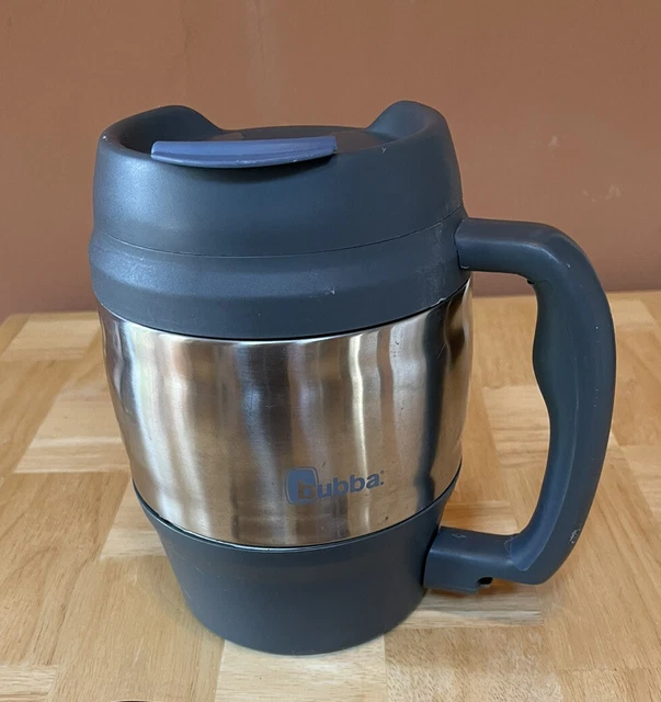 Bubba Keg Classic Mug 52 Oz Black & Stainless Insulated Travel w/ Bottle Opener