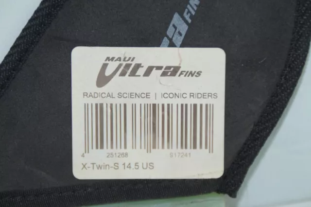 Maui Ultra Fins Windsurf Finne X-TWIN-S 14,5 (NUR EINE FINNE) 2