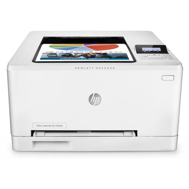 HP Color LaserJet Pro M252n A4 Color Laser Printer / B-100%,C-80%,M-60%, Y-Vary