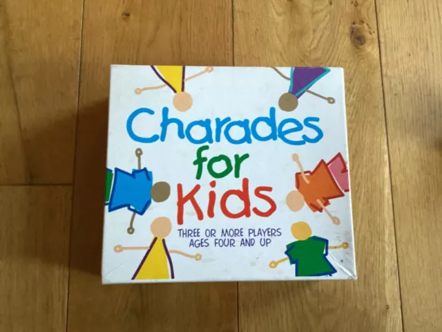 Charades for kids.(cards in good condition but box slightly battered)