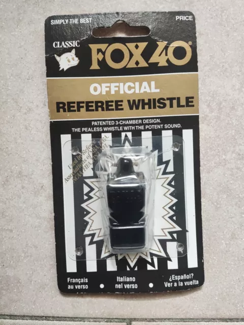 FISCHIETTO PROFESSIONALE FOX 40, Originale, Made in Canada