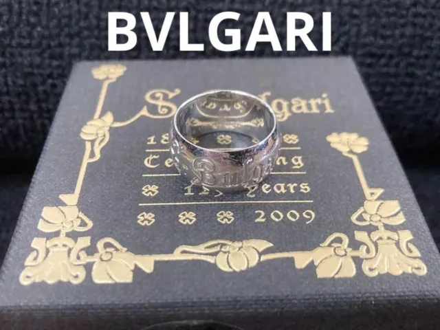 BVLGARI Save the Children Ring Silver 925 EU52 2.066 inch 2009 AUTHENTIC