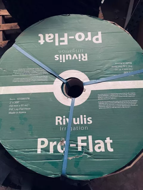 Rivulis Pro-Flat - Pvc Lay-Flat Hose - 2" X 300' - 101000378