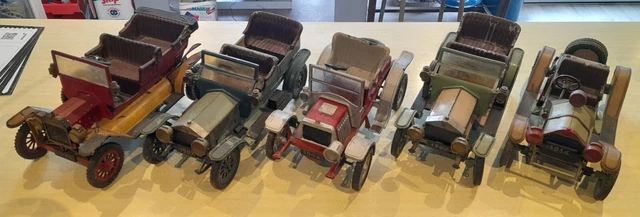 Lot De 5 Maquettes Heller Voitures Anciennes 1:43 - Renault, Peugeot, Citroën En Boîte