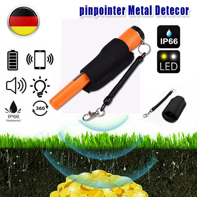VEVOR Metal Detector Pinpointer Portatile Impermeabile IP68, Puntatore Di Metalli Profondita Di - Foto 8