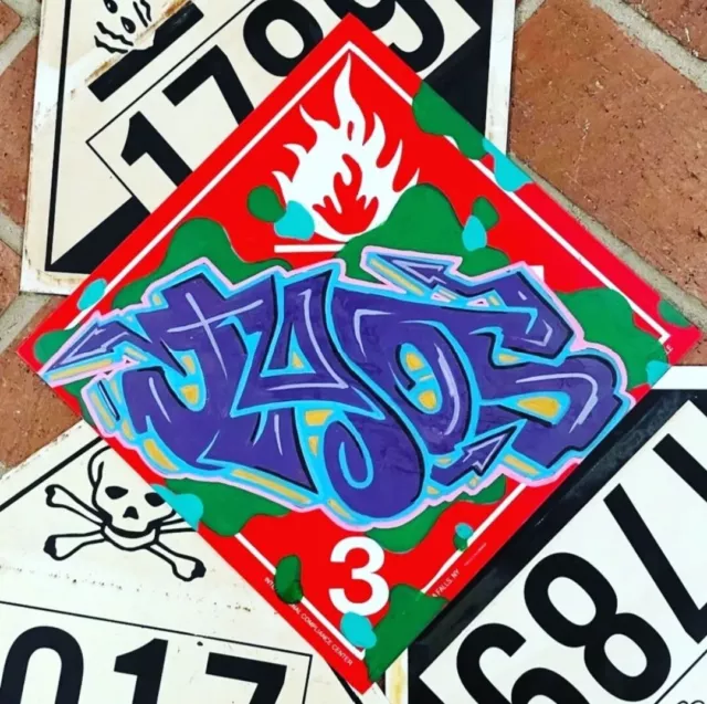 JAOS graffiti Markers Sur Panneau 10.5x10.5 inches(26.67x26.67cm) GHOST/SEEN/CES