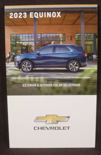 2023 Chevrolet Equinox  Paint Color Chip Brochure - Original