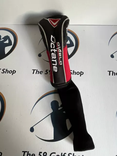 Callaway Diablo Octane Fairway Wood Golf Club Head Cover - Black Red - Fantastic