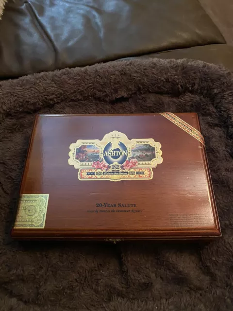 Beautiful, Ashton ESG, Wooden Cigar Box - Makes Nice Jewelry Box