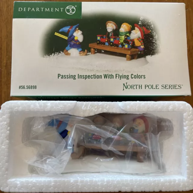 Department 56 "Passing Inspection with Flying Colors" #56898 North Pole Series