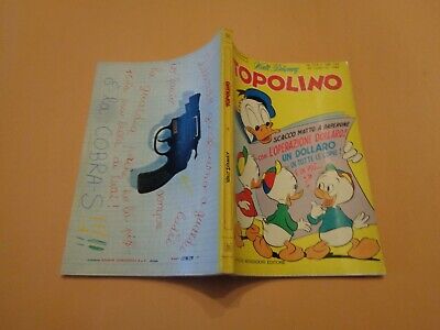 Topolino N° 712 Originale Mondadori Disney Ottimo 1969 Bollini E Cedola