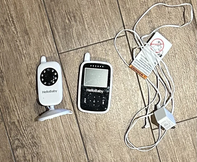 HelloBaby Hb32 Video Baby Monitor with Camera and Audio  - White