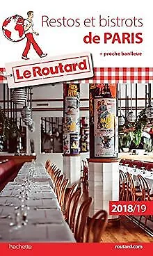 Guide du Routard restos et bistrots de Paris 2018/19:... | Livre | état très bon