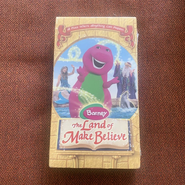 BARNEY'S THE LAND Of Make Believe VHS Video Tape Songs Promo Insert NEW