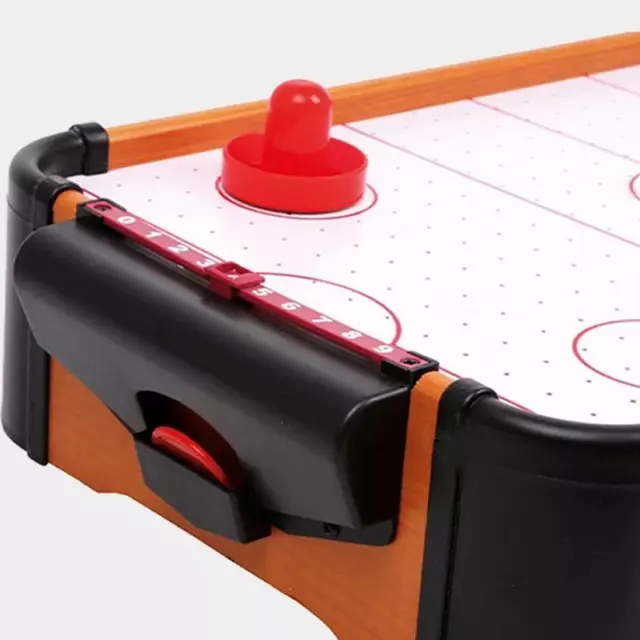 Air hockey da tavolo mini legno ad aria con ventola gioco bambino giochi bambini 3